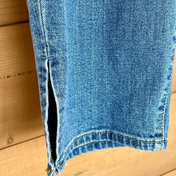 Old Navy OG Blue High Waisted Side Split Ankle Jeans Plus Size 20. EUC - Picture 2 of 15
